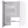 METOD Навесной шкаф д/вытяжки/полка/дверь - белый/Lerhyttan светло-серый 60x80 см