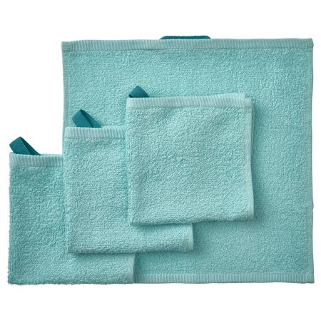 Полотенце, 30x30 см, бирюзовый IKEA DIMFORSEN ДИМФОРСЕН 805.128.79