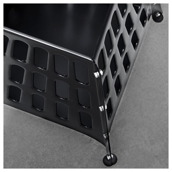 Жаровня, для улицы БРУКЁ, черный - схема-чертеж с размерами