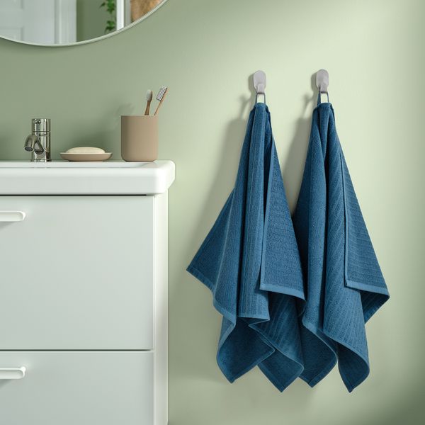 Полотенце, 50x100 см, синий IKEA VÅGSJÖN ВОГШЁН 304.880.56 - схема-чертеж с размерами