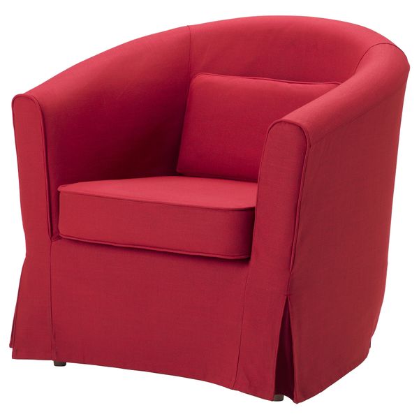 Чехол кресла ТУЛЬСТА, Нордвалла красный - схема-чертеж с размерами