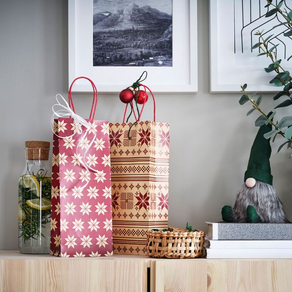 Упаковка 2 из 1 для IKEA - схема-чертеж с размерами