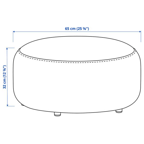 IKEA, дополнительный ракурс - схема-чертеж с размерами