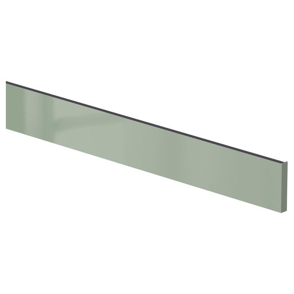 Цоколь КАЛЛАРП, глянцевый светло-зеленый (220x8 см) - фото 1