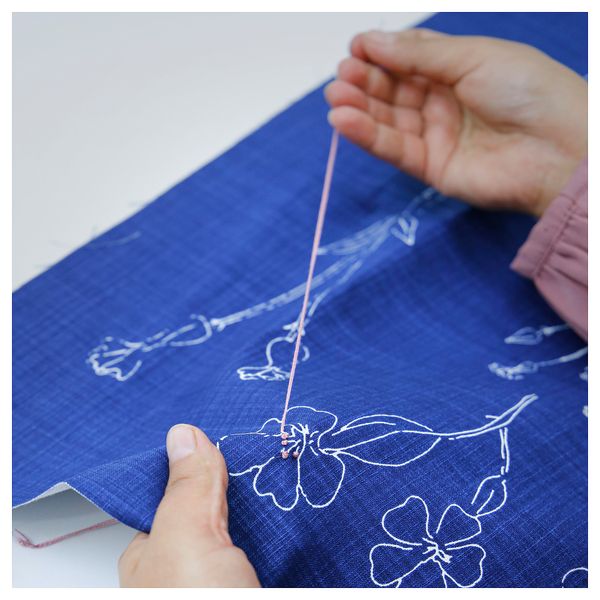 Чехол на подушку, синий ришелье, 50x50 см IKEA ÅKERNEJLIKA 605.566.33 - фото 9