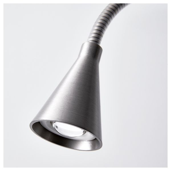 Софит настенный, с зажимом, светодиодная ТИВЕД, никелированный - фото 2