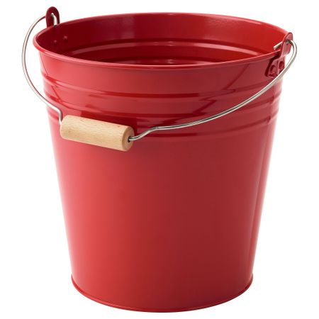 Ведро/горшок СОККЕР, д/дома/улицы, красный (10 л)