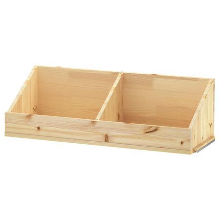 IVAR Вставка в полку с разделением - сосна 83x30x25 см