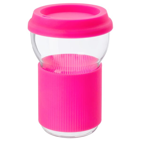 Кружка+крышка ИКЕА ПС 2017, розовый (0.4 л) - фото 1