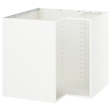 METOD Каркас напольного шкафа углового - белый 88x60x80 см