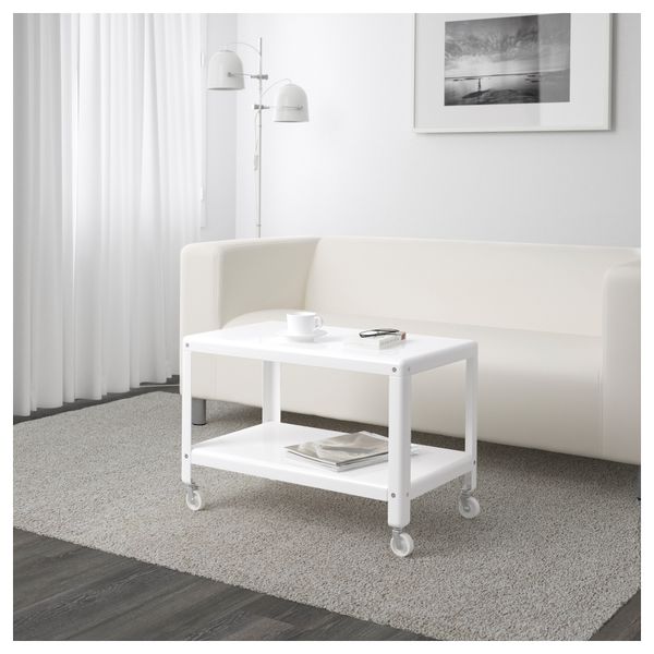 Журнальный стол ИКЕА ПС 2012, белый (70x42 см) - фото 2