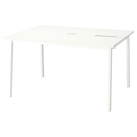MITTZON Конференц-стол - белый 140x108x75 см