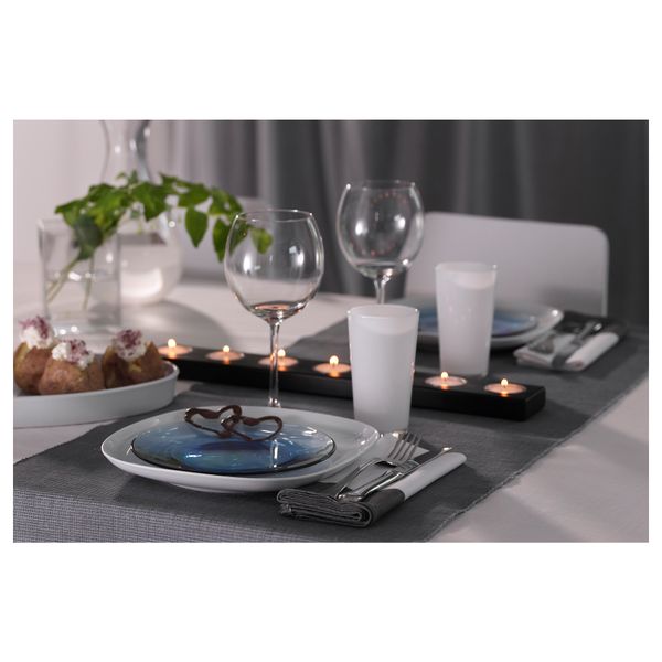 Подсвечник для греющей свечи 7-местный ХОЛЛАРЕ, темно-коричневый - схема-чертеж с размерами