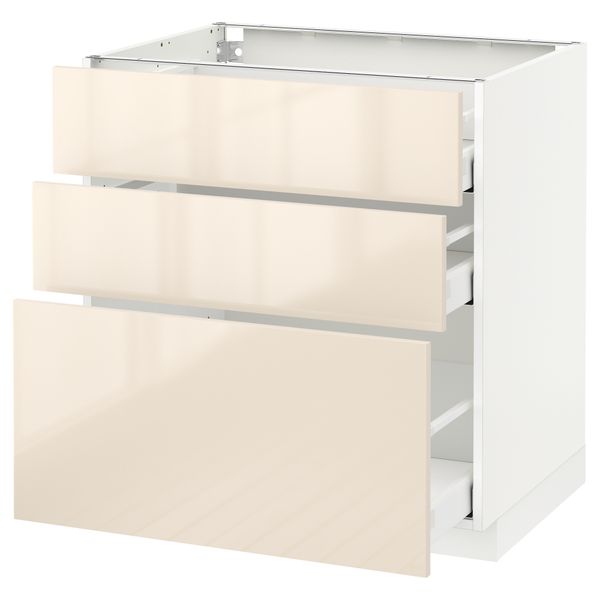 IKEA, вид спереди - схема-чертеж с размерами