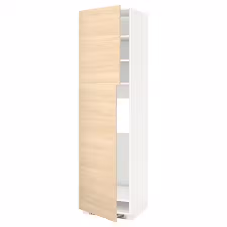 METOD Высокий шкаф д/холодильника/2дверцы