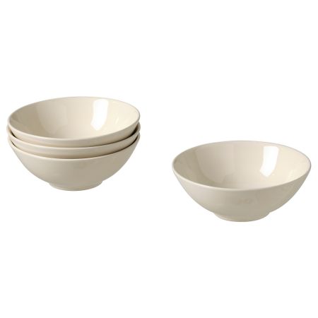 Миска, 16 см, полированный бежевый IKEA FÄRGKLAR ФЭРГКЛАР 405.379.33