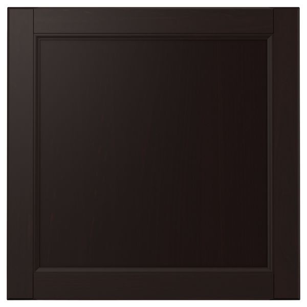 Дверь ЛАКСАРБИ, черно-коричневый - схема-чертеж с размерами