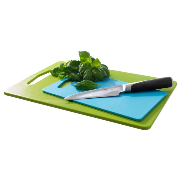 Набор разделочных досок, 2 штуки ЛЕГИТИМ, зеленый, синий - схема-чертеж с размерами