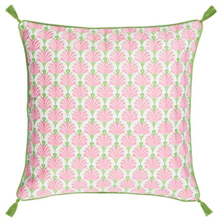 Чехол на подушку, белый/розовый 50x50 см IKEA INBJUDEN ИНБЬЮДЕН 204.914.55