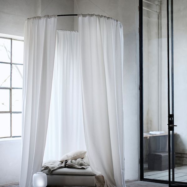 Звукопоглощающая гардина, белый 145x300 см IKEA GUNNLAUG ГУННЛАУГ 305.001.76 - фото 4