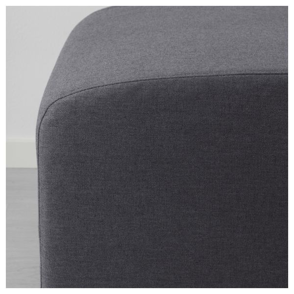 Пуф КЛИППАН, Висле серый - схема-чертеж с размерами