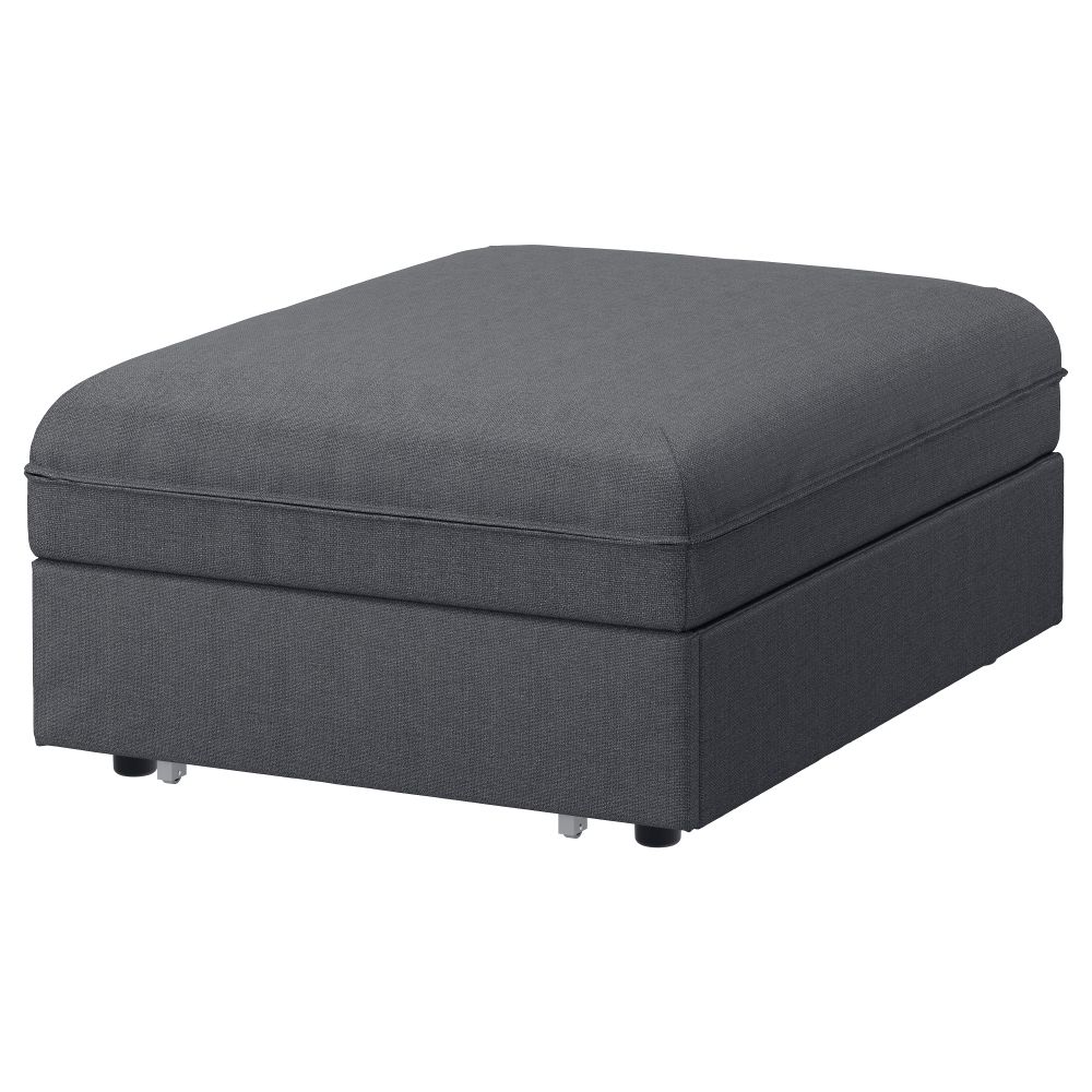 Секция дивана-кровати ВАЛЛЕНТУНА, Хилларед темно-серый - фото 1