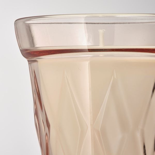 Ароматическая свеча в стакане, розовый Клюква, розовый 8 см IKEA ВЭЛЬДОФТ 704.423.11 - фото 2