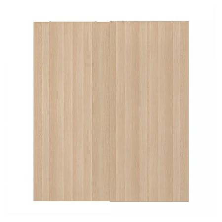 HASVIK Пара раздвижных дверей - под беленый дуб 200x236 см