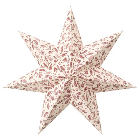 Абажур, 48 см, Лист красный IKEA STRÅLA СТРОЛА 005.630.52