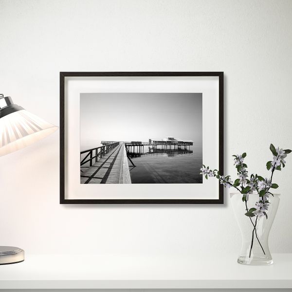 Рама, темно-коричневый 40x50 см IKEA HOVSTA ХОВСТА 203.821.78 - фото 4