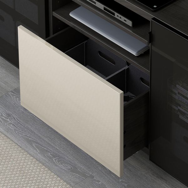 Тумба для ТВ с ящиками, 180x42x74 cm IKEA BESTÅ БЕСТО 991.940.61 - фото 3