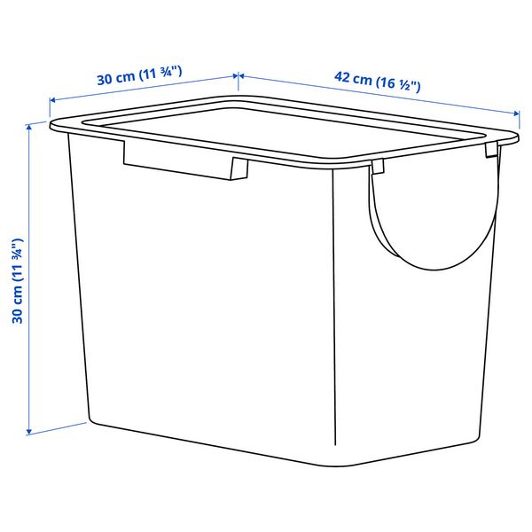 IKEA, дополнительный ракурс - схема-чертеж с размерами