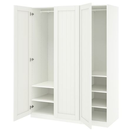 PAX / GULLABERG Гардероб, комбинация - белый/белый 150x60x201 см