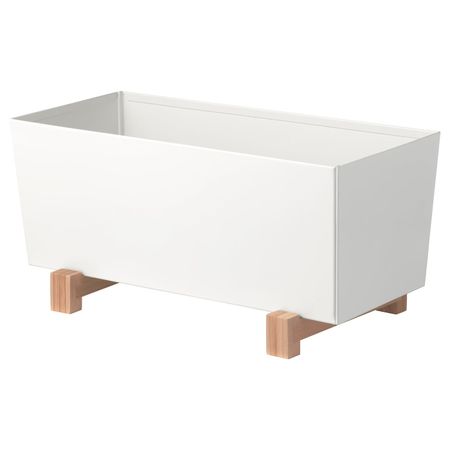 Кашпо, белый 32x15 см IKEA BITTERGURKA БИТТЕРГУРКА 003.716.80