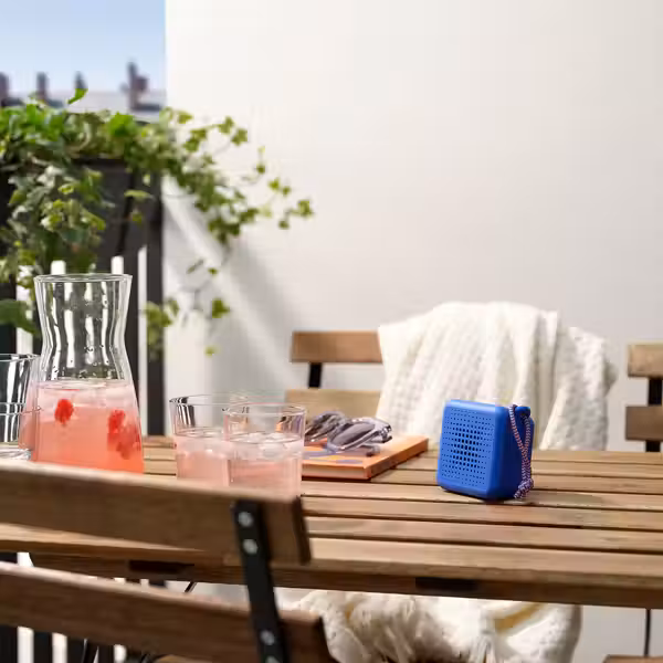 VAPPEBY Портативный динамик bluetooth - водонепроницаемый/синий - фото 2