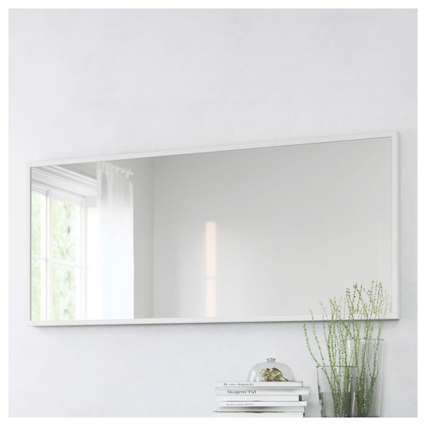 Зеркало СТАВЕ, белый - схема-чертеж с размерами