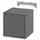 EKET Комбинация настенных шкафов - темно-серый 35x35x35 см