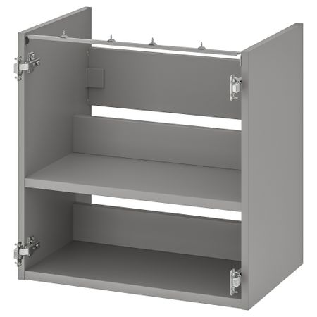 Напольный шкаф для раковины, с полкой, серый, 60x40x60 см IKEA BEGIVENHET БЕГИВЕНХЕТ 904.404.72