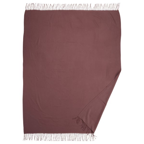 Плед МАРИАКЛОККА, темно-красный (130x190 см) - схема-чертеж с размерами