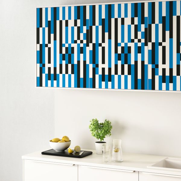 Дверь, с печатным рисунком 60x80 см IKEA ИТТЕРБИН 304.087.19 - схема-чертеж с размерами