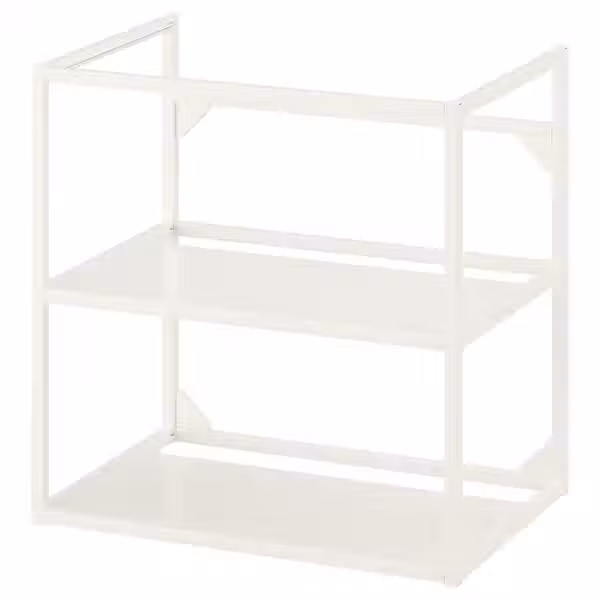 ENHET Напольный каркас для раковины - белый 60x40x60 см - схема-чертеж с размерами