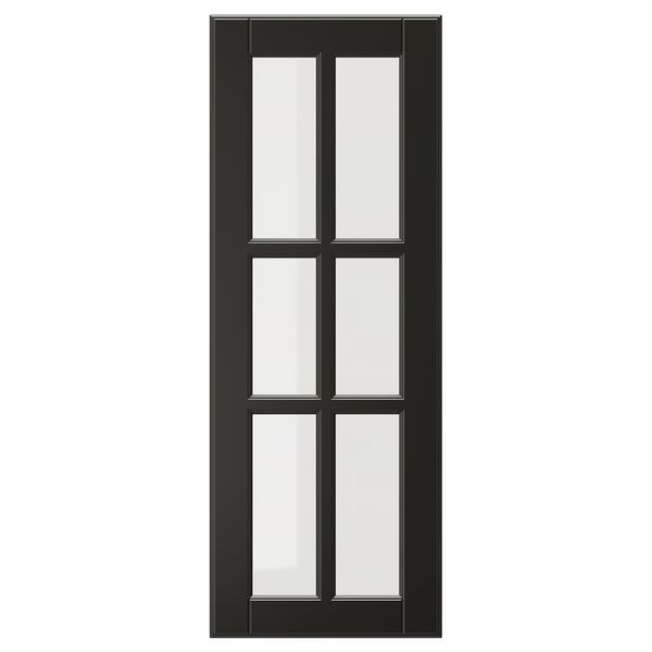 BODBYN Стеклянная дверь - чёрный 30x80 см - фото 1