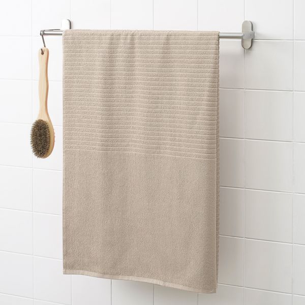 Простыня банная, светло-бежевый, 100x150 см IKEA VÅGSJÖN ВОГШЁН 504.946.12 - фото 4