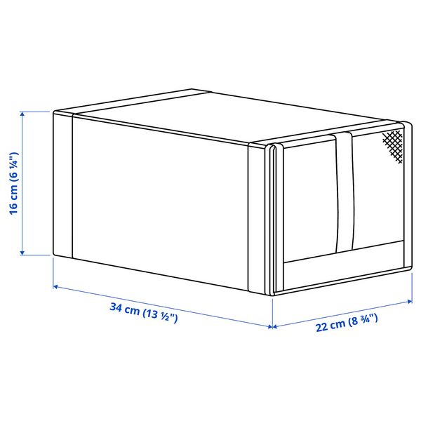 Упаковка 6 из 5 для IKEA - схема-чертеж с размерами