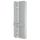 Высокий шкаф + полки, 2 ящика, 4 дверцы МЕТОД / ФОРВАРА, белый, Веддинге серый (80x37x240 см)