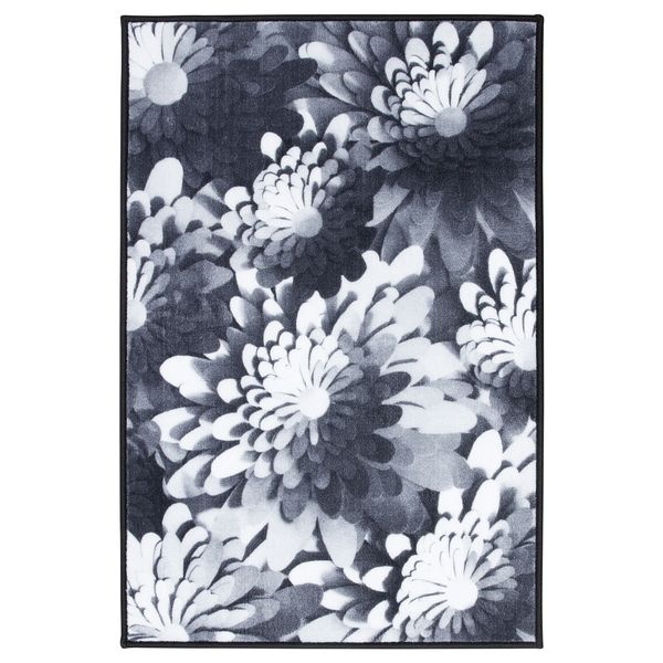 Ковер, короткий ворс ВИНТЕР 2018, черный/белый (60x90 см) - фото 1