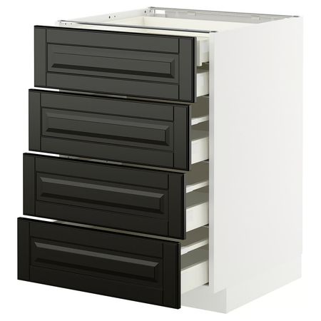 METOD / MAXIMERA Напольный шкаф 4фасада/2нзк/3срд ящ