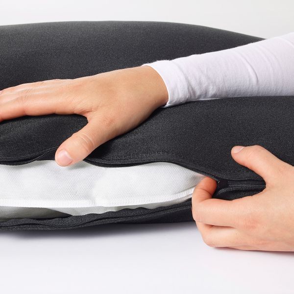 Подушка для садовой мебели, черный 62x42 см IKEA ХОЛЛО 103.757.67 - фото 3