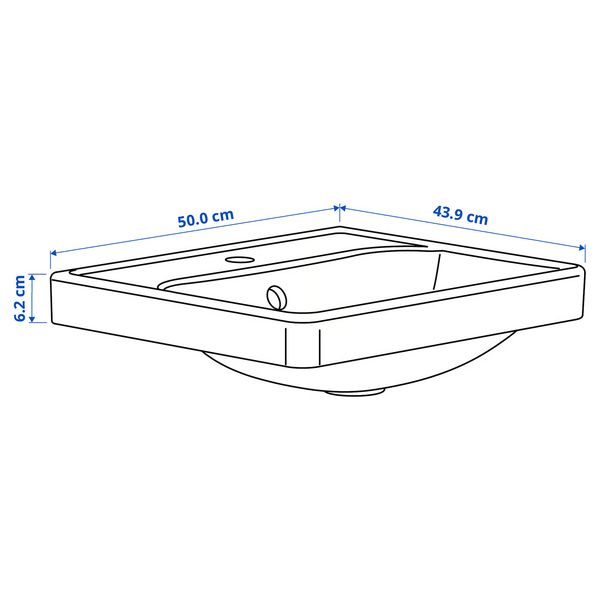 IKEA, дополнительный ракурс - схема-чертеж с размерами