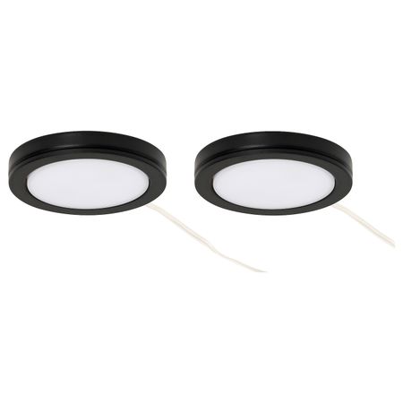 Софит светодиодный, черный 6.8 см IKEA VAXMYRA ВАКСМЮРА 504.218.85